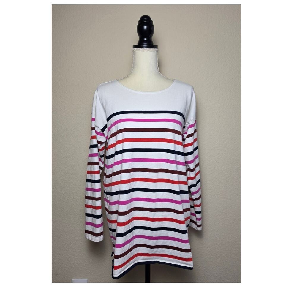 J. Crew Women's Contrast Yoke Top Large
